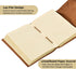 LEATHER VILLAGE Lined Paper Leather Bound Journal, 260 Pages, Rustic Brown, 6 x 4 Inches, Writing Notebook