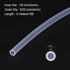 10ft 1/8" ID x 5/32" OD Silicone Tubing Clear 3mm x 4mm Industrial Plastic Tubing Pure Silicone Hoses for Pump Siphoning Draining Irrigation Brewing