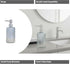Syyavrrta Refillable Glass Hand Sanitizer Bottle for Travel Home and Hotel Use