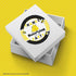 Bumble Bee Birthday Party Thank You Sticker Labels - 40 2" Party Circle Stickers by AmandaCreation for Party Favors,