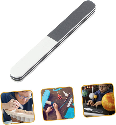 6pcs Mikikit Polishing Sticks for Woodworking Sanding Tool Professional Models for Nail Salon Equipment