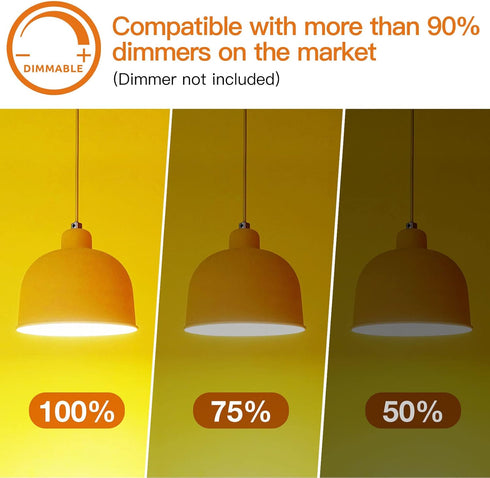 addlon LED Replacement Bulbs, 1W S14, 4 Pack, Waterproof E17 Screw Base for Outdoor LED String Lights, Shatterproof