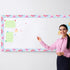 Zonon Classroom Bulletin Board Border, 65 Feet, Straight Borders Trim for Classroom or Home School Decoration (Tie Dye)