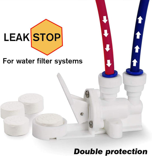 Frizzlife Leak Protection Valve for Reverse Osmosis and Under Sink Water Filter System MP99 & SP99, Automatic Shut Off