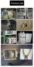 Fielect 5Pcs ABS Plastic Electronic Junction Box, Dustproof Project Case Enclosure, 1.89" x 1.06" x 0.55"