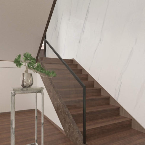 White Marble Peel Stick Wallpaper | Self Adhesive Vinyl Countertop Contact Paper | Waterproof Decorative Furniture