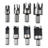 8-Pack Wood Hole Plug Cutter Set, High Carbon Steel Cutting Tools for Woodworking Hole Saw Cutting 6MM 10MM 13MM 16MM