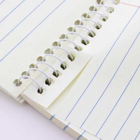 BAZIC Perforated Writing Pad, 80 Sheets 6"x9" White Gregg Ruled Steno Book for Office School, 1-Pack