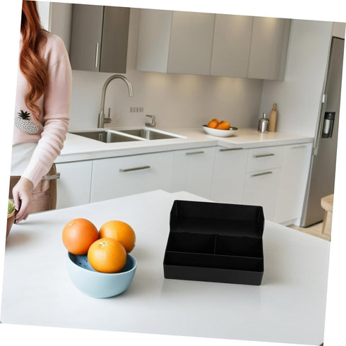Countertop Commercial Tea Shop Organizer with Paper Cup Dispenser Straw and Spoon Holder Versatile Storage for Lids