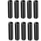 Black Female Threaded Round Aluminum Spacers - M3 x 35mm PCB Posts for Drone, RC Planes, Pack of 10