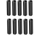 Black Female Threaded Round Aluminum Spacers - M3 x 35mm PCB Posts for Drone, RC Planes, Pack of 10
