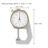 Thickness Gauge Round Thickness Tester Dial Indicator Portable Measuring Jewelry Leather Board Equipment