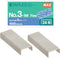 MAX 1/4-Inch Staples for HD-3DF Stapler, 1,000 Staples Per Box (3-1M)