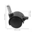 4pcs 1-inch Artibetter Pu Small Swivel Caster Wheels with Locking Brakes for Furniture and Cart Wheel Replacement
