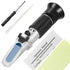 V-Resourcing Wine Refractometer, Hand Held Brix/Alcohol with ATC for Wine Making Homebrew Kit, Dual Scale