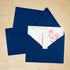 LUXPaper A2 Contour Flap Invitation Envelopes | 50 Qty | 4 3/8" x 5 3/4" | Navy Blue | 80lb. Text