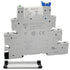 Electromagnetic Relay 24V DC/AC SPDT 6A with LED Indicator, Socket Base, DIN Rail, Ultra Thin 6.2mm