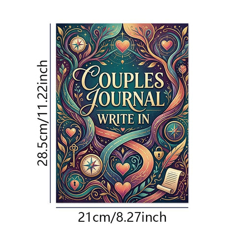 UPABLUNSO Couples Plan Journal - Write In Keepsake Notebook for Couples, Relationship & Anniversary Journal