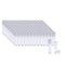 ALWSCI 1ml Shell Vial, Flat Base Clear Glass, 8 * 30 mm, 200 pcs/pk with 8 mm PE Plug, Transparent