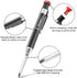 Red Premium EXcraft Metal Mechanical Carpenter Pencil with Built-in Sharpener for Architect Construction Carpentry