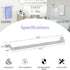 Bathroom Towel Holder Towel Bar Wall Mounted: 16'' One-Piece Rack, Hand Towel Holder for Bathroom Decor (Brushed Nickel)