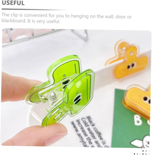 NOLITOY Small Eye Clip, Cute Binder Decorative Clips for Food Bags, Coffee Bags, and Paper Clips - 8pcs