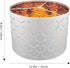 Cabilock Drum Lamp Shade Barrel Fabric Lampshade Table and Floor Lamp Covers Wave Shaped Semicircular Lamp Shade