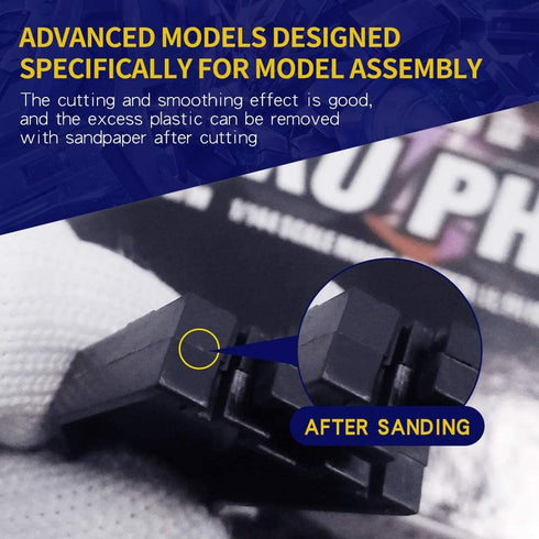 stedi 4.7-inch Model Nipper with Sharp Blade and Case, Plastic Tools for Gundam Building and Repairing
