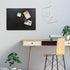 JILoffice 24 x 18 Inch Magnetic Bulletin Board, Great Wall Mounting Board with 40 Magnets for Photos & Messages