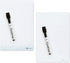 Quartet Glass Desktop Notepad, 9" x 6", Whiteboard, Dry Erase Surface, 2 Pack