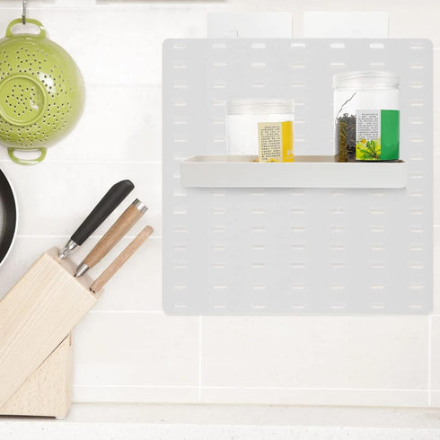 iplusmile Plastic Pegboard Bins with Hook, Parts Storage Box for Organizing Hardware, Craft Room, Tool Shed