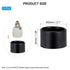 4pcs E26 E27 1-1/2 Inches 35mm 1.38" PATIKIL Light Socket Shade Ring, Medium Base Metal Sockets Lock Ceramic/Porcelain