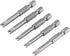 U Shaped Screwdriver Bit Set, 5 Pcs S2 Alloy Steel 50mm Length, 1/4" Hex Shank