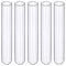 Glass Test Tubes, Pack of 100, Sturdy Round Bottom Clear Test Lab Tubes
