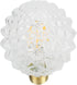 VicFlora G95 Bulb 4W 2700K Dimmable 40W E26 Pack 2 LED Pineapple Retro Edison Lamp Warm White Light Not Equivalent