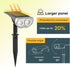 IP65 2 Pack) Linkind Solar Lights Outdoor StarRayS, Bright Solar Spot Lights Outdoor, Waterproof Spotlights for Garden