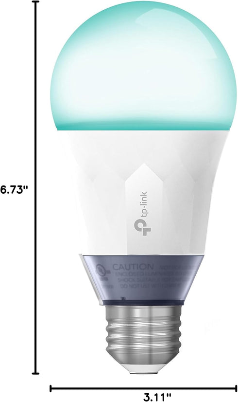 Bulb Dimmable, A19, (LB130) Kasa Smart Wi-Fi LED Light by TP-Link - Multicolor, No Hub Required, Works with Alexa