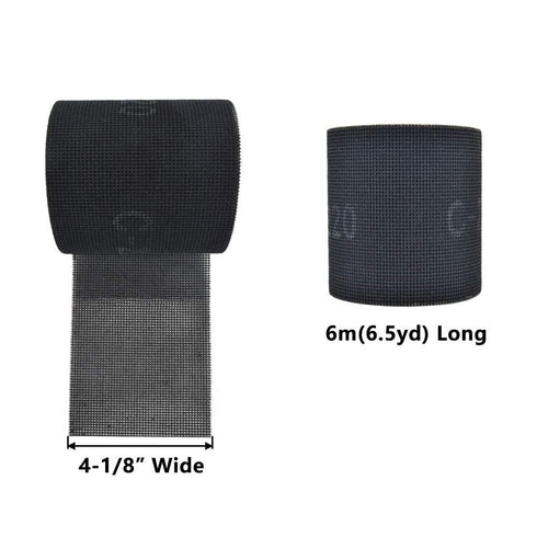SCOTTCHEN Sanding Rolls/Plumbing Sanding Cloth 4-1/8" x 6.5yd (20 ft), Plumber's Double Side Open Mesh, Grit #80