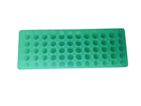 Tube Rack Double Panel, 60 Positions Polypropylene for 0.5ml-2ml Microcentrifuge Tubes, Pack of 5