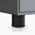 4pcs Lurrose Adjustable Sofa Legs Furniture Feet Replacement for Cabinet Couch Tv Stand Abs Material Black Height