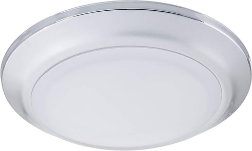 Westinghouse Lighting 6322600 Large LED Indoor/Outdoor Dimmable Surface Mount, Chrome Finish with Frosted Lens