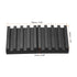 PATIKIL Rubber Anti-Vibration Pads, 4 Pcs Vibration Isolation Mats 4" x 2" x 0.6" for HVAC, Air Conditioner, Air Compressor, Washer, Dryer, Black