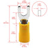 Baomain Insulated Fork Spade Wire Connector, Electrical Crimp Terminal SV5.5-4, 12-10 AWG (200PCS)