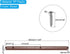 12 Inch 8 PATIKIL Drawer Slides, Pcs Plastic Guide Rails Side Mounted Rails with Mounting Screws