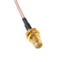 RG316 50cm/19.5" (2 Pack) Oiyagai SMA Female to Dual Alligator Clips Test Lead, Coaxial Cable, for RF Signal Testing