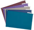 Blue Summit Hanging File Folders for Organization, Legal Size, Assorted Jewel Tones, 25 Pack
