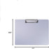 Officemate Aluminum Coated Plastic Clipboard, Landscape Size 11 x 8.5, Low Profile Clip, Silver