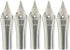 Gullor 5PCS Fountain Pen Nibs, Silver, Medium Nib for Jinhao 250/301/500/5099/8802/9009/5000