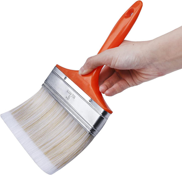 Large 6 Inch Paint Brush, Soft Tip Brush for Walls, Quick Decking, Fence, Furniture Paint Application