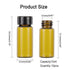 10ml Amber Glass Bottles for Essential Oils, Chemistry Lab Chemicals, Colognes & Perfumes (10 Pieces)